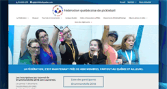 Desktop Screenshot of pickleballquebec.com